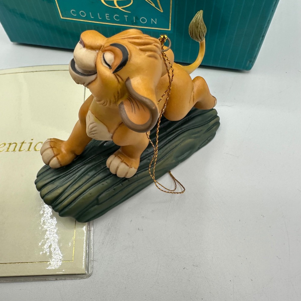 Walt Disney Classics Collection WDCC Simba Ornament Lion King Hakuna Matata COA - Picture 2 of 10